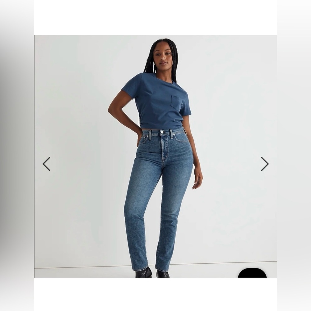 madewell the petite curvy perfect vintage jean in kepler wash